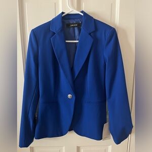 zara blue jacket size 6. brand new with tags